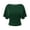 Green#9527, variant on BOOMNY Women's Batwing Sleeve Tshirts High collar Solid T-Shirt Cozy Summer Tee Tops for Women