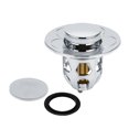 thumbnail image 4 of 4x Tapón de Desagüe Universal para Lavabo de Baño, Se Adapta a La Mayoría de Desagües Emergentes para Tocador de Lavabo, Colador de Desagüe de Fregade 4 piezas, 4 of 8