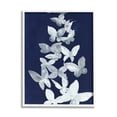 thumbnail image 4 of Stupell Industries Blue Butterflies Abstraction Animals & Insects Painting White Framed Art Print Wall Art, 4 of 5