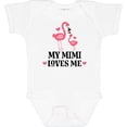 thumbnail image 3 of Inktastic My Mimi Loves Me Flamingo Girls Baby Bodysuit, 3 of 5