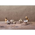 thumbnail image 2 of wall26 - Miniature with Peanut People on Christmas Unpacking Their Presents - Removable Wall Mural | Self-Adhesive Large Wallpaper - 66x96 inches, 2 of 6
