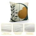 thumbnail image 4 of Nawypu  Boho Abstract Sun Pillow Covers Mid Century Modern Throw Pillow Covers Minimalist Geometric Leaf Decorative Pillow Cases Bohemian Line Art Pillowcase for Outdoor Couch Patio, 4 of 5