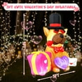 HEQUSIGNS 5 FT Valentine Inflatable Decoration, Valentine Inflatables