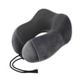 thumbnail image 3 of Almohada de , soporte para cuello, reposacabezas ultraligero y versátil, funda lavable portátil en forma de U para coche cama o oficina. Gris oscuro, 3 of 9