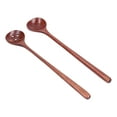 thumbnail image 2 of 2Pcs/Set Wooden Spoon with Long Straight Handle Kitchen Utensil for Cup Plate Bowl Kitchen, 2 of 5