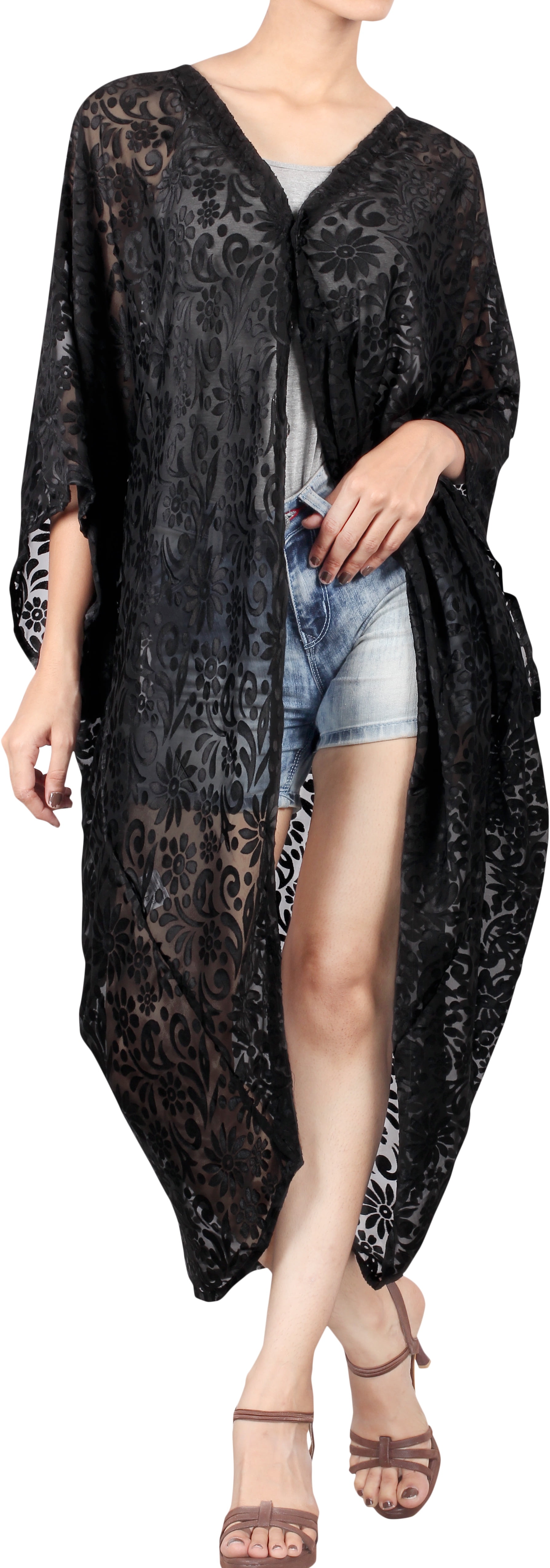 HAPPY BAY HAPPY BAY Cover ups Beach Bikini Swimwear Swimsuit Kimono