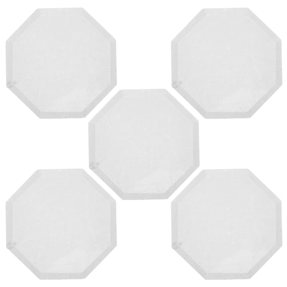 Baluue 5-Piece Clear Glass Fabric Pattern Weights for Sewing, Quilting, Dressmaking, Crafts, Crystal Style