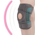 thumbnail image 2 of Rodilleras de goma Eigraketly con correas de prevención para entrenamiento Negro, 2 of 6
