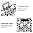 thumbnail image 3 of Disketp Happy Football Elastic Travel Luggage Cover Travel Suitcase Protective Cover For Trunk Case Apply To 18''-32'' Suitcase Cover (Luggage not included)-X-Large, 3 of 7