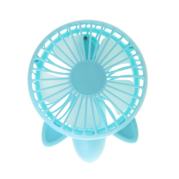 Ventiladores Caseros Libre Rotatorios Estupendos De Carga Portátiles De Mano Del Ventilador Cable Del USB Azul BLESIY Ventilador del USB