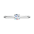thumbnail image 3 of 1/4 Carat Prong Set Solitaire Diamond Engagement Ring Band in 14K White Gold (Ring Size 9.5), 3 of 5