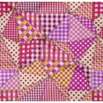 thumbnail image 5 of oneOone Cotton Poplin Twill Fuschia Pink Fabric Check Patchwork Fabric For Sewing Printed Craft Fabric By The Yard 56 Inch Wide, 5 of 6