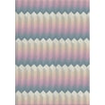 thumbnail image 1 of Ahgly Company Machine Washable Indoor Rectangle Transitional Dark White Beige Area Rugs, 5' x 8', 1 of 7