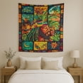 thumbnail image 2 of Rasta Culture Revolution Wall Tapestry for Bedroom by DC | African American Tapestry Wall Hanging & Aesthetic Decor for Dorm, Living Room, Picnic & Home | 30"x40", 2 of 7