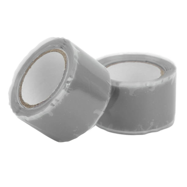 Cinta de Silicona Autofundible, Cinta Adhesiva Aislante Impermeable, 2 piezas para reparación de tuberías de Agua con exelente Cinta de reparación de Mangueras, Segura y