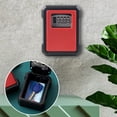 thumbnail image 3 of koolsoo Portable Key Storage Lock Box Wall Mounted Combination Lock Box 4 Digit Key, 3 of 6
