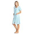 thumbnail image 2 of Women's Zip Up Short Sleeve Quilted Duster, 2 of 5