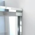 thumbnail image 3 of Dreamline Sdab60a700vxx Clear 60"W x 70-3/8"H, 1/2" Thick Semi Frameless Bypass Shower Door, 3 of 6