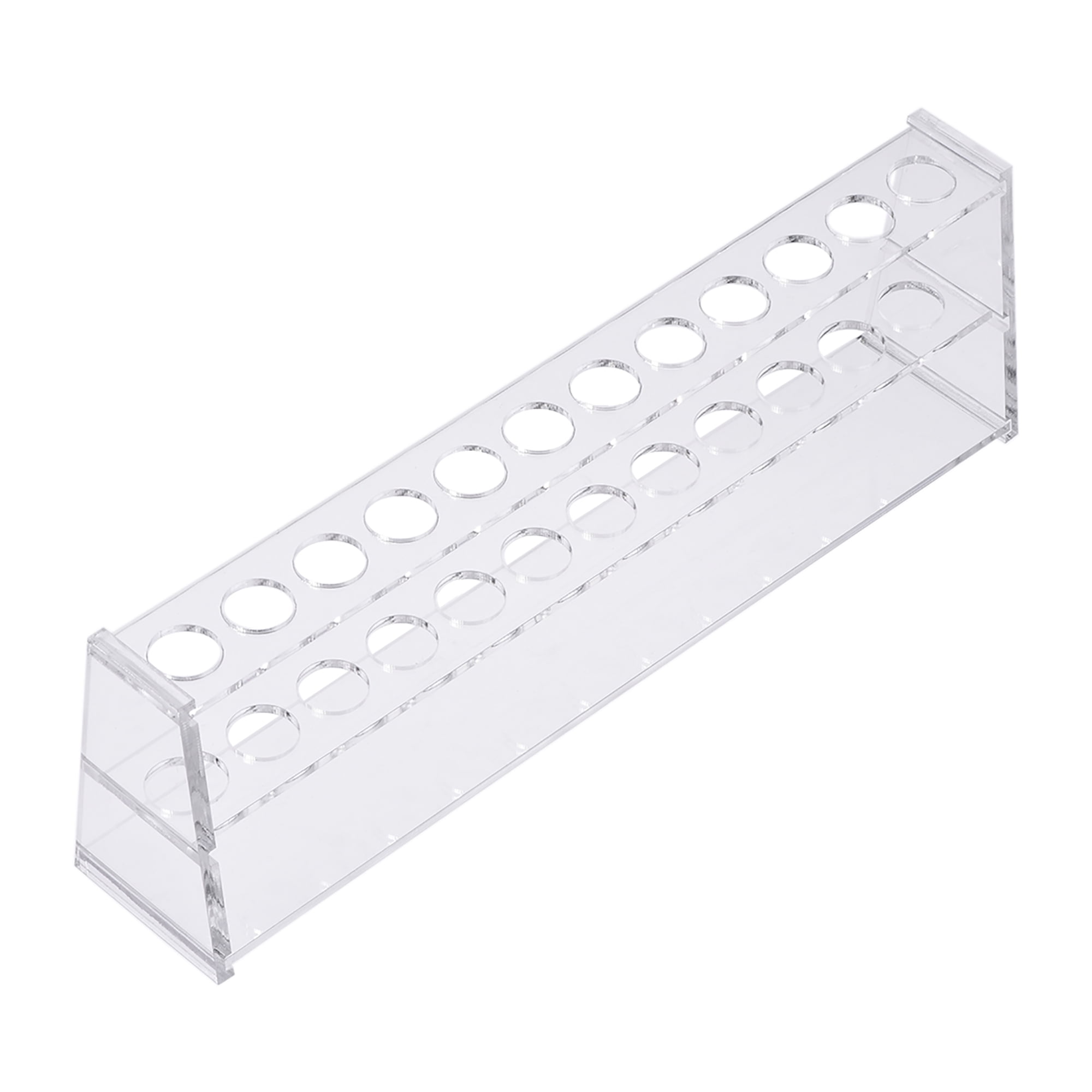 Uxcell 12Well Acrylic Test Tube Holder Rack Clear for 10ml Centrifuge