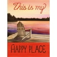 thumbnail image 2 of McKenna, Kathleen Parr 25x32 White Modern Wood Framed Museum Art Print Titled - This is my Happy Place, 2 of 4