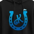 thumbnail image 3 of Barbie The Movie - Ken Horseshoe - Juniors Cropped Pullover Hoodie, 3 of 5
