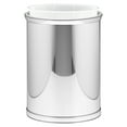 thumbnail image 2 of Kraftware Mylar Collection Oval Wastebasket with Plastic Liner, Adds Luxurious Style to the Home or Office, Bathroom or Bedroom, 14" Height, Made in USA, 2 of 2