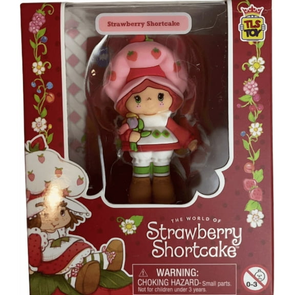 Strawberry Shortcake Mini figure Spring Easter w/Tulips