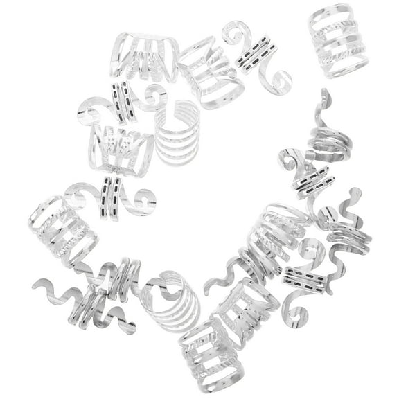LOLIPPYY 20 Pieces Hair Accessories for Braids Dreadlock Jewelry Stylish Decorations for Weddings and Party Events
