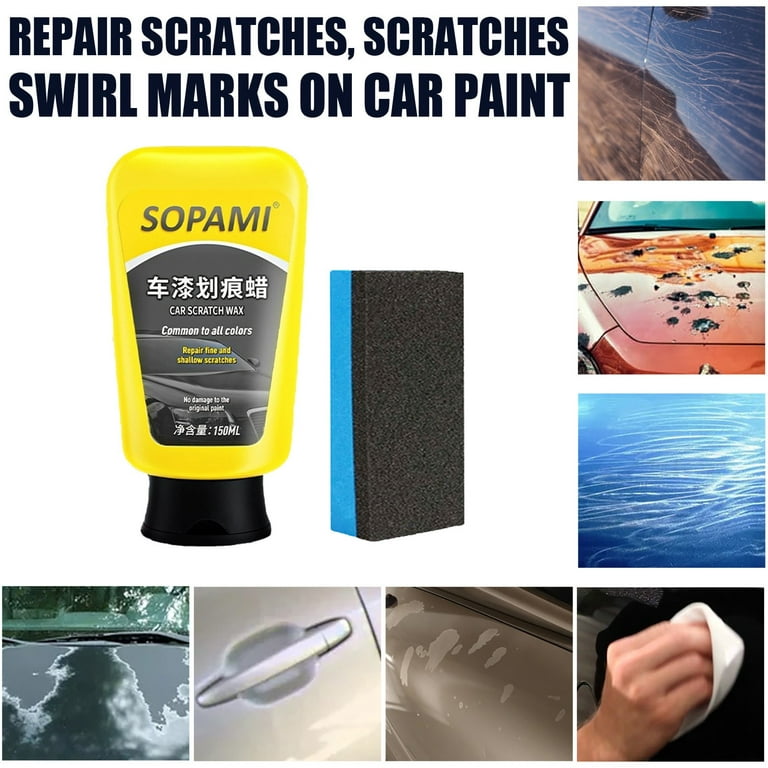 MGSTN Sopami Car Scratch Wax, Sopami Oil Film Emulsion Glass Cleaner, Sopami Quick Effect Coating Agent, Sopami Quickly Coat Car Wax Polish Spray