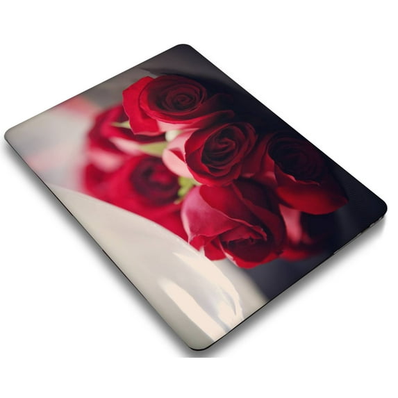 KSK KAISHEK Hard Case Cover Compatible with MacBook Air 13.6 Inch m2 with Retina Display Type C + Black Keyboard Cover Model: A2681 (Rose series 0492)