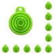 thumbnail image 3 of Toystoory Embudo de silicona práctico y fiable para las necesidades diarias Resistente a las manchas y alto verde verde 10Conjunto, 3 of 6