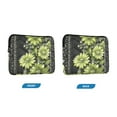 thumbnail image 7 of FORMRS 13-13.3 inch Laptop Sleeve Case Soft Carrying Quilted Computer Bag Cover, Green Flowers, 7 of 7