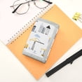 thumbnail image 7 of JIALIOU Nylon Trifold Card Wallet with ID Window Zipper Pocket for Men Women Teen Skyscraper Truck Crane, 7 of 7