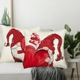 thumbnail image 2 of Valentine’s Day Pillow Covers 18x18 Inch Set of 2 Gnomes Throw Pillow Covers Red Love Heart Holiday Valentine''s Day Decoration Pillows Indoor Outdoor Living Room Bed Sofa Home Decor, 2 of 6