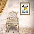 thumbnail image 3 of Millet, Karyn 11x14 Gold Ornate Wood Framed with Double Matting Museum Art Print Titled - Happy Hour I, 3 of 4