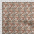 thumbnail image 4 of Soimoi Leaves Print, Poly Taffeta Fabric, Decor Sewing Fabric by The Yard 56 Inch Wide, Decorative Fabric for Outdoor Upholstery, Umbrellas and Home Accents, Brown, 4 of 5
