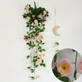 thumbnail image 3 of Simulated Flower Artificial Hanging Plant Rose Wall Hanging Plant Indoor Living Room Wall Hanging Plant Artificial Hanging Plant Rose Wall Hanging Plant Indoor Living Room Wall Han, 3 of 7