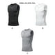 thumbnail image 2 of Guardurnaity Camisetas de compresión para el pecho para hombres, adelgazantes y de ajuste cómodo, camiseta de compresión para fitness Camisetas gris SG, 2 of 6