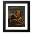 thumbnail image 2 of Giovanni Battista Gaulli 12x14 Black Modern Framed Museum Art Print Titled - Saint Luke, 2 of 5