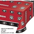 thumbnail image 2 of University of Georgia Plastic Tablecloths, 3 ct, 2 of 2
