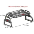 thumbnail image 4 of Black Horse Atlas Roll Bar Incl. Set of 5.3" Dia.LED Lights w/Red Trim Rings Black Compatible with 99-25 Ford F-250 Super Duty|99-25 Ford F-350 Super Duty|99-25 Ford F-450 Super Duty, 4 of 7