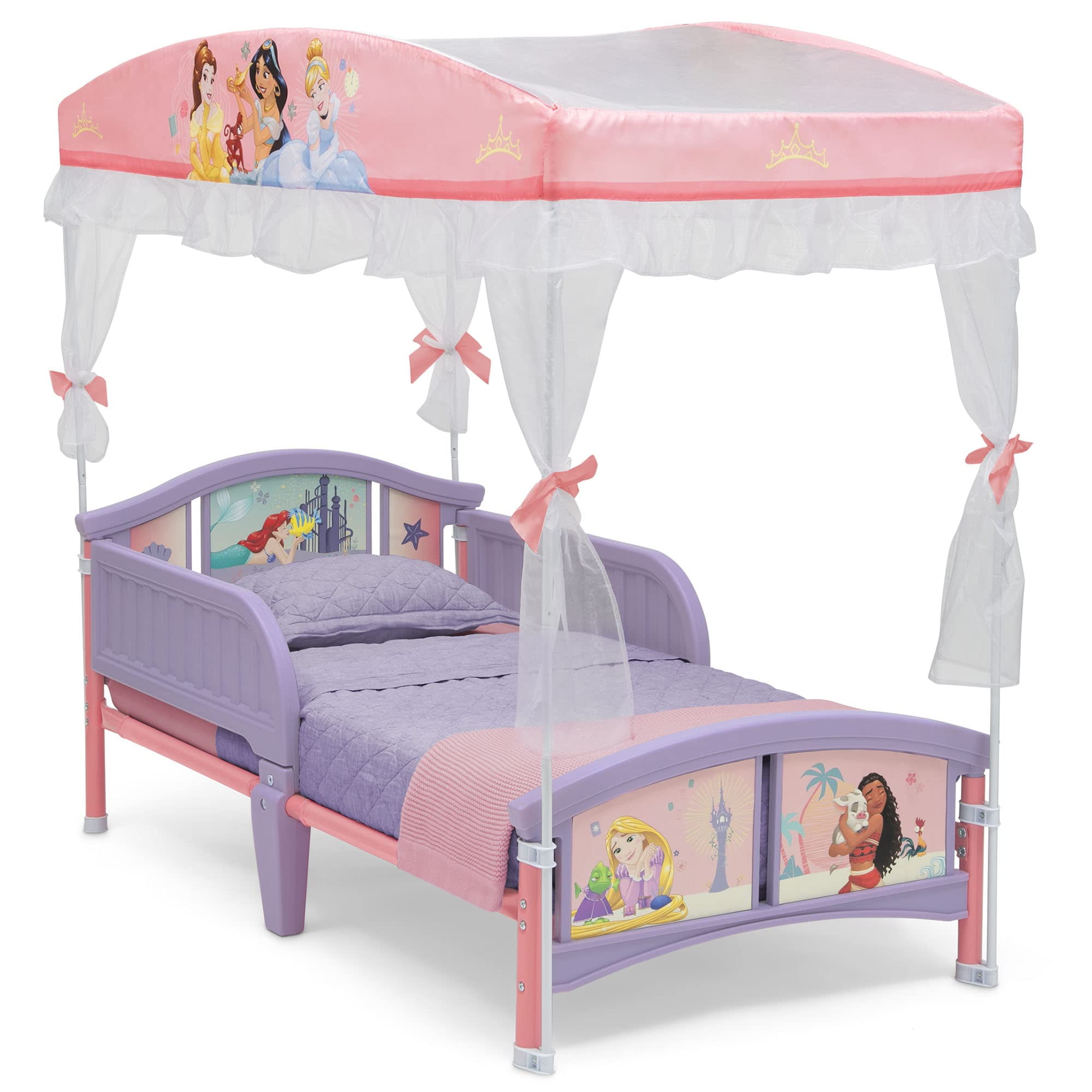 Delta children canopy Toddler Bed Disney Princess Walmart