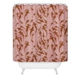 thumbnail image 2 of Society6 Schatzi Brown Sharky Pink Shower Curtain 71" x 74", 2 of 3