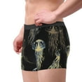 thumbnail image 3 of Rateoe Jellyfish Mens Boxer Briefs Poly Spandex Performance Boxer Briefs Underwear Hem Boxer Briefs - XX-Large, 3 of 8