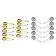 thumbnail image 3 of 10 Pieces Blank Brooch Settings Lapel Pin Hijab Pins Base 16mm ,Gold, 3 of 10