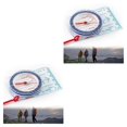 thumbnail image 3 of tamizeot Accurate And Durable Portable Survival Compass For Outdoor Exploration Portable Survival Compasses 2Set, 3 of 6