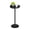 Black, variant on Small Round Side Table, Drink Table, Coffee Martini Table with Pedestal Accent for Small Spaces in Living Room, Bedroom, Sofa Couch, Pink KK168BZ01