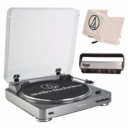 - Audio-Technica Fully Automatic Turntable + Replacement Stylus + Knox Vinyl Cleaning Brush