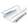 thumbnail image 3 of Organizador de gabinete deslizante de cocina, gabinetes de cocina extraíbles con cajón de cesta de almacenamiento de alambre cromado, 3 of 8