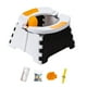 thumbnail image 1 of Asiento de orinal de entrenamiento plegable portátil para niños pequeños. Instalación conveniente. blanco, 1 of 9